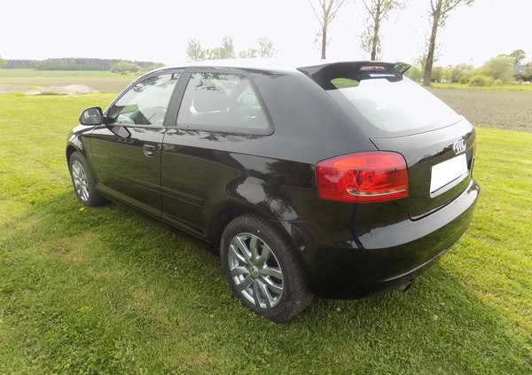 Audi A3 cena 20900 przebieg: 154000, rok produkcji 2009 z Szprotawa małe 497